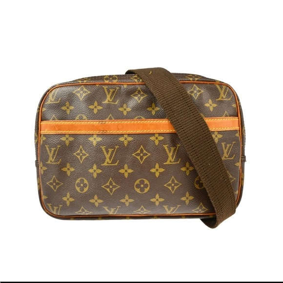 LOUIS VUITTON REPORTER PM MESSENGER SHOULDER BAG MONOGRAM - Picture 1 of 7